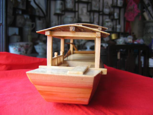 x江南水乡风情x纯手工木制游船(包纯手工)