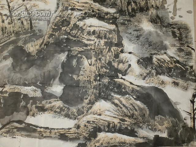白云乡 山水画"秋山性情"64*64cm