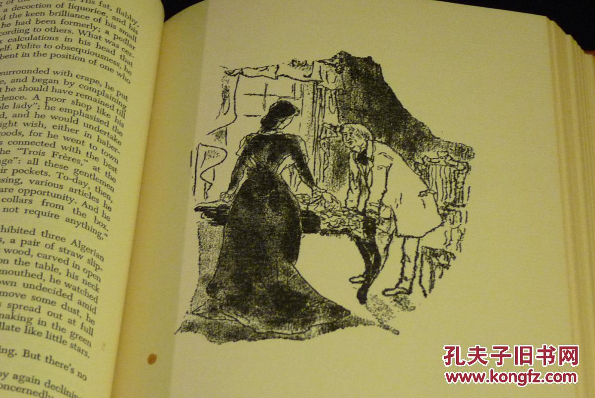 世界名著,1948美国出版,福楼拜著作《包法利夫人》大量