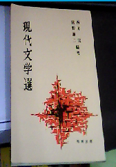 日文原版书 现代文学选   昭和55年