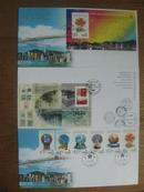 香港回归首日封尾日封和香港经典邮票系列第十辑小型张首日封。