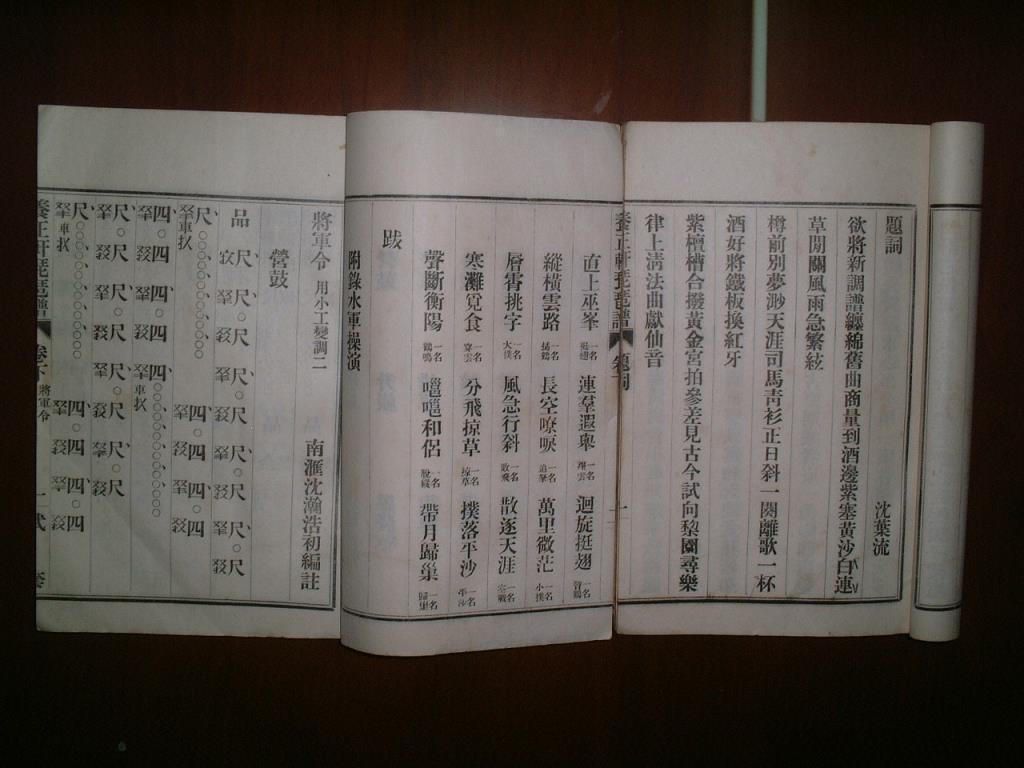 民国18年(1929年)《养正轩琵琶谱》铅印本,3册全,品好 开本:20*13.