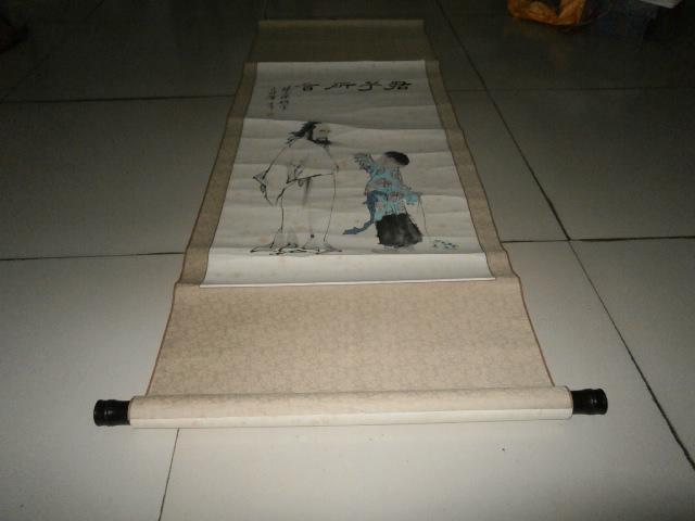 著名画家李士平人物画