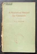 A STATISTICAL MANUAL FOR CHEMISTS