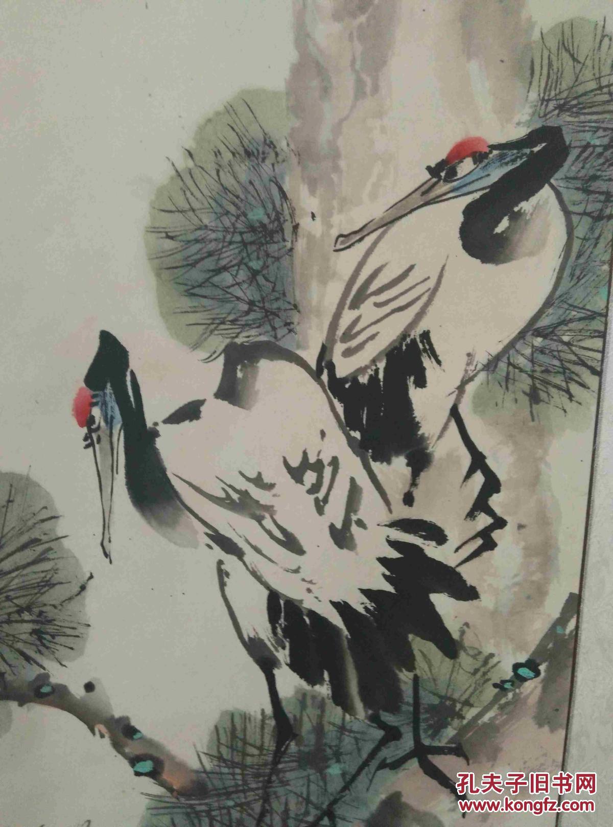 保真国画 哈尔滨市老画家李博文老师 国画立轴一幅