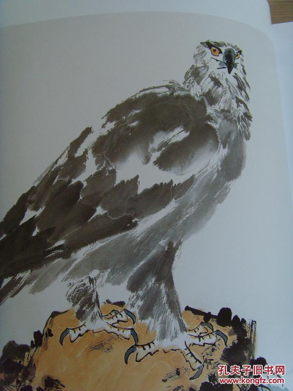 焦可群:画:鹰(大漠孤烟直 长河落日圆)(中国美术家协会会员,中央美术