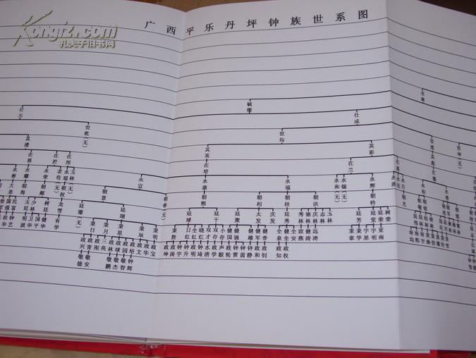 族谱类 广西平乐丹坪钟氏家谱