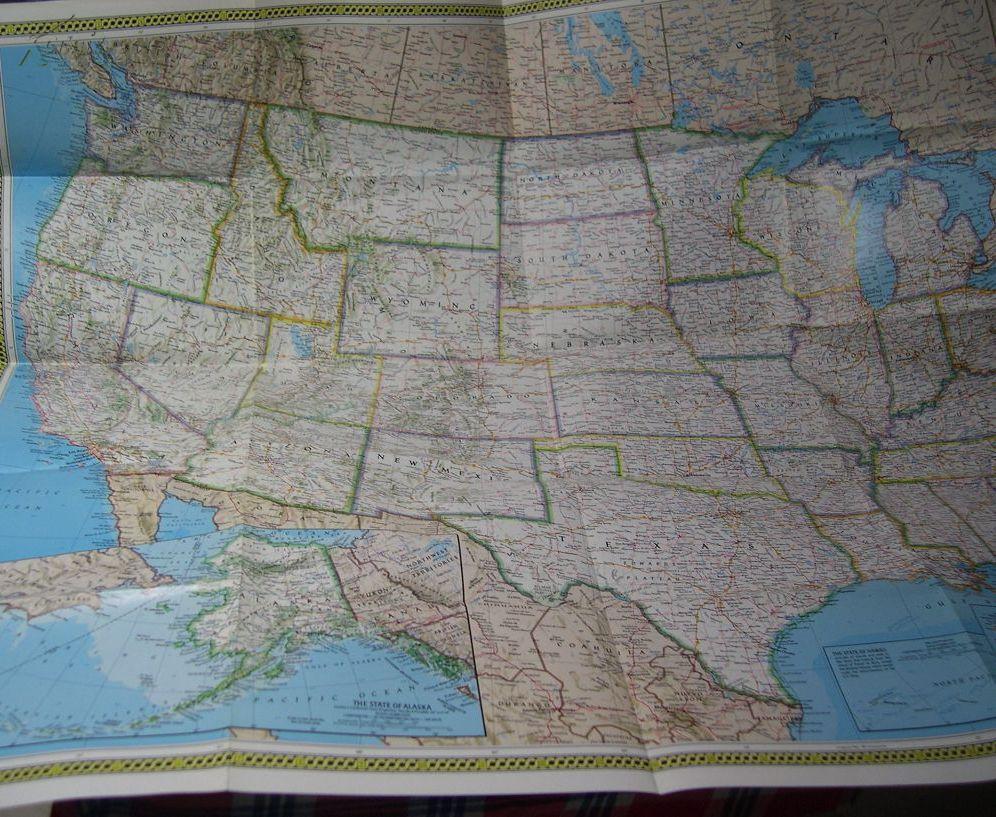 1987年美国地图 74 88