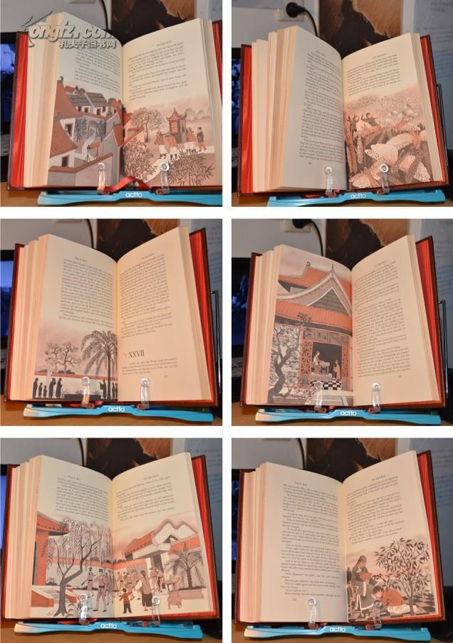 the good earth《大地》赛珍珠著 富兰克林1975年真皮精装限量版三面