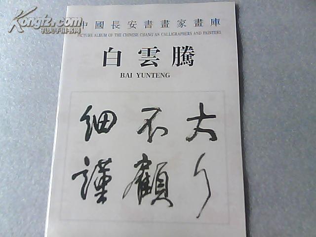 中国长安书画家画库 白云腾书画集
