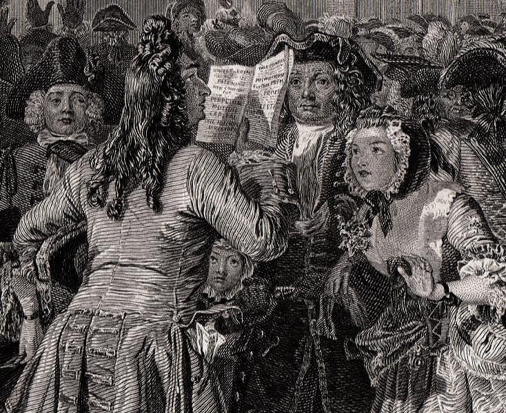 1851年雕刻版画南海泡沫事件詹姆斯卡特尔3324cm