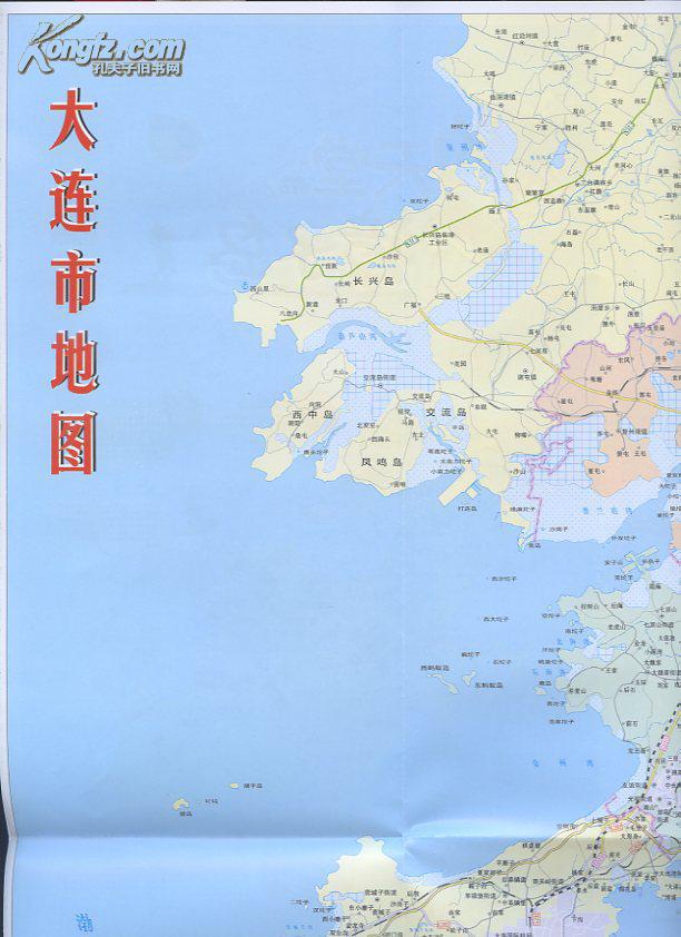 大连市地图(附獐子岛)