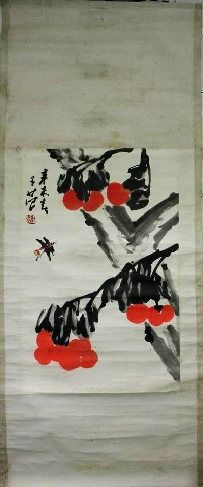 北京画院副院长,著名画家-------【崔子范】-------原装裱真迹