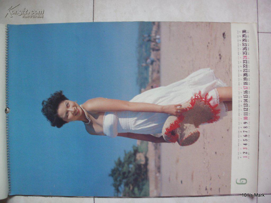 1990年明星挂历:大海情(王璐瑶/王军梅/王惠娟/阎永昭/沙沙/李晓红/钟