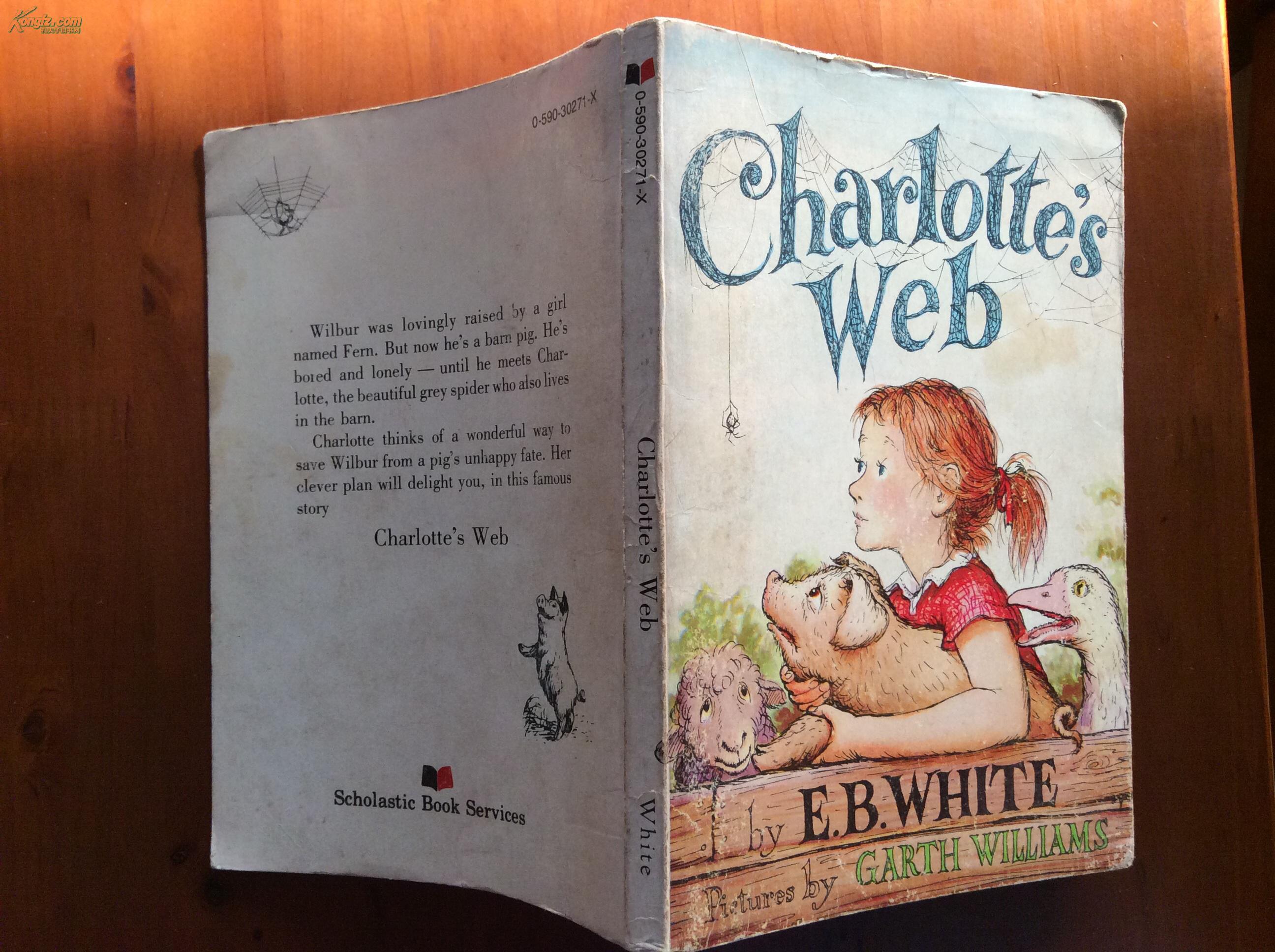 charlottesweb夏洛的网1952年精美插图英文原版
