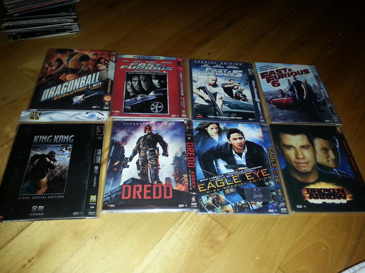 美国大片dvd(5-8元一盘) 片名看图