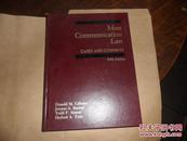 mass commnunication law  cases and comment (大众传播法案件和评论)16开精装原版