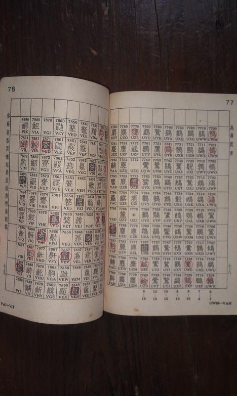 密明码电报书 【精校袖珍本 民国30年三版】