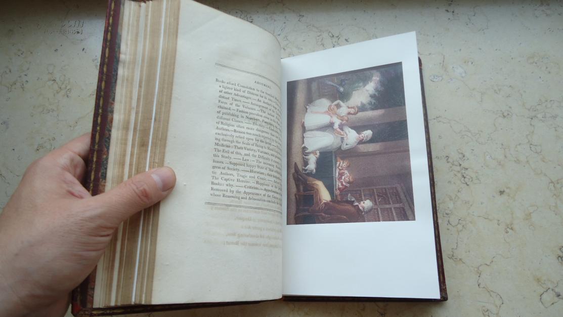 1808年george crabbe- poems 《乔治克雷布诗集》珍贵全摩洛哥横纹小