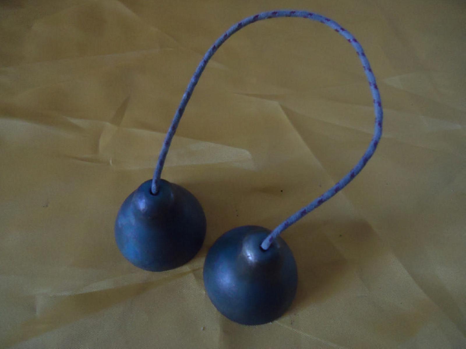 老乐器一对小巧的铜碰铃纯铜打造做工细腻铜声清脆年代久远