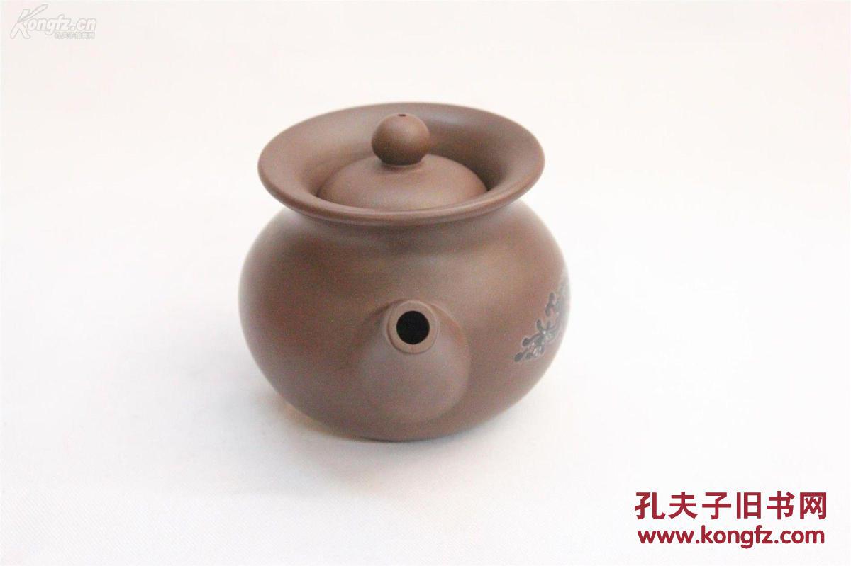 美国回流,《龙纹无把紫砂壶,"福"》