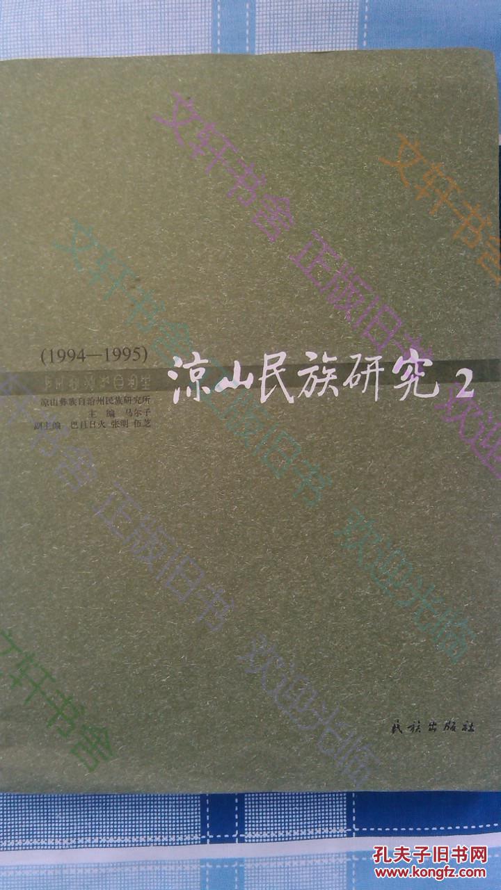 凉山民族研究2（1994-1995）【正版】
