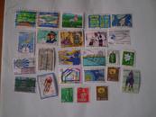 邮品 日本邮票25张  袋票
