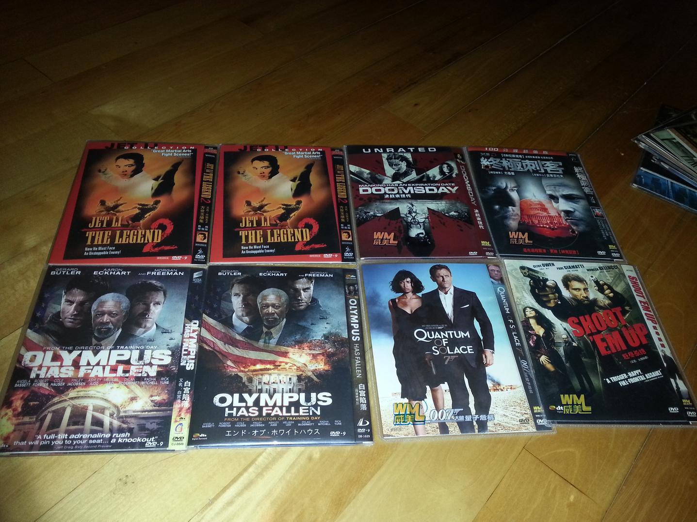 美国大片dvd(5-8元一盘) 片名看图