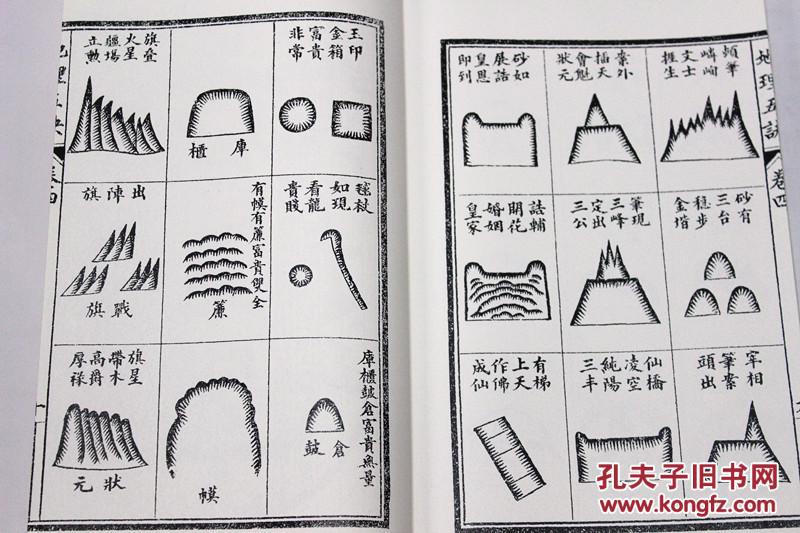 本原版影印 清 赵九峰 著 古籍 风水书籍 看阴宅1辑11函绘图地理五诀