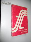 Fairmont State College Catalog 1984-86【英文原版】