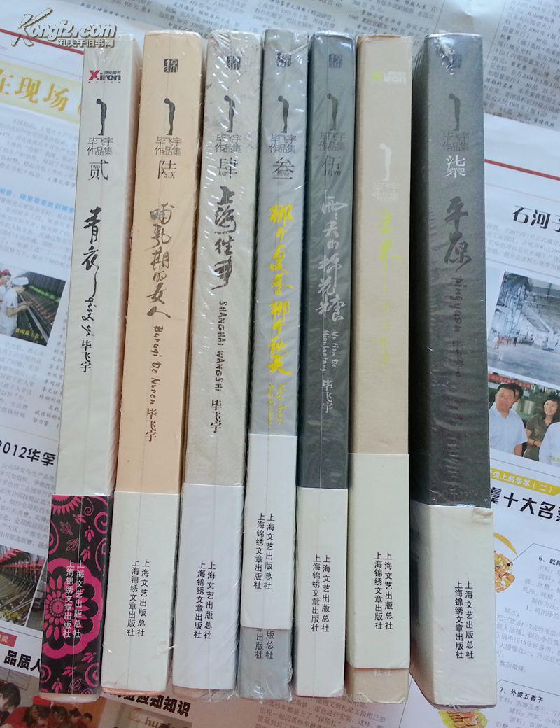 毕飞宇作品集第八届茅盾文学奖得主文集全7册