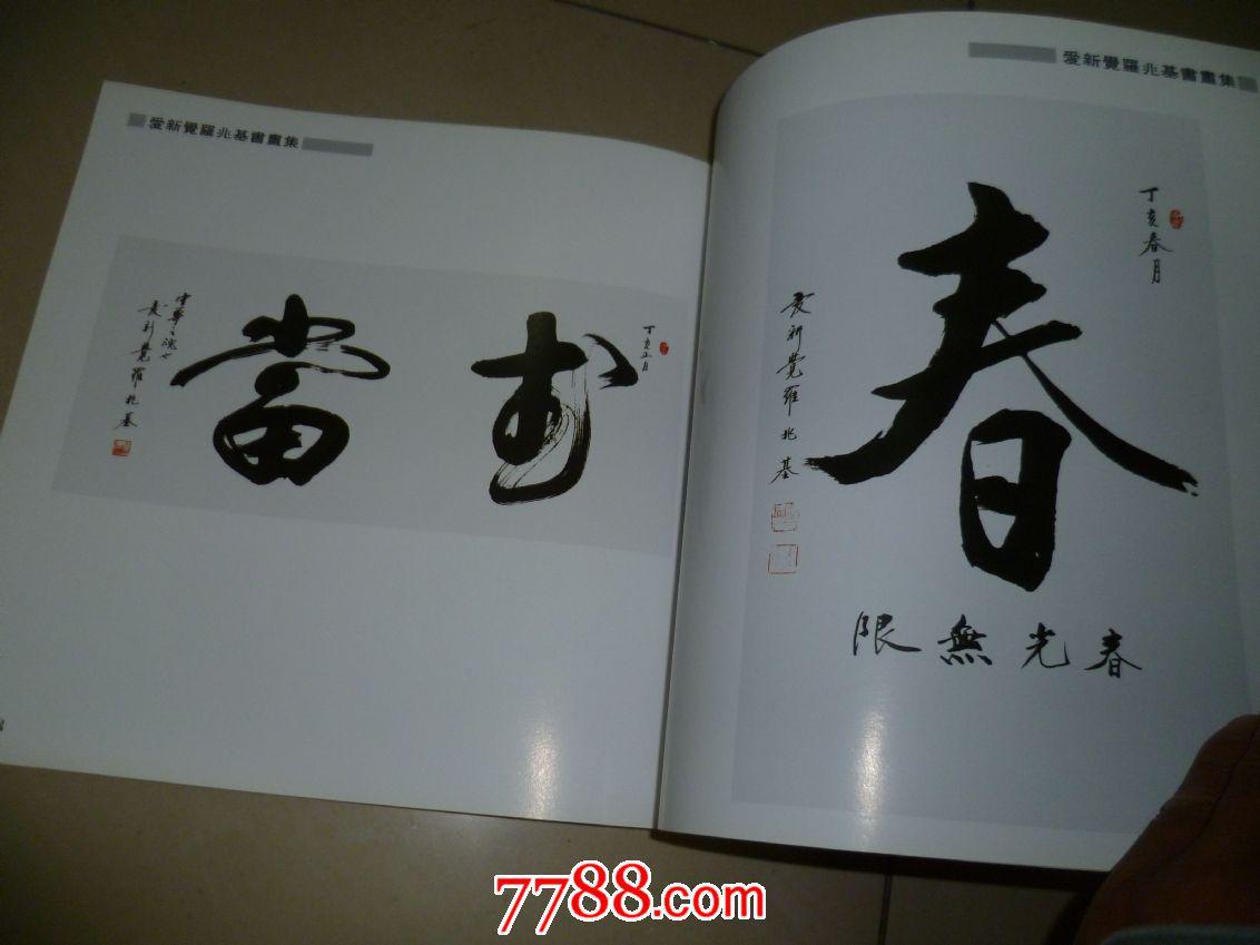 爱新觉罗兆基书画集