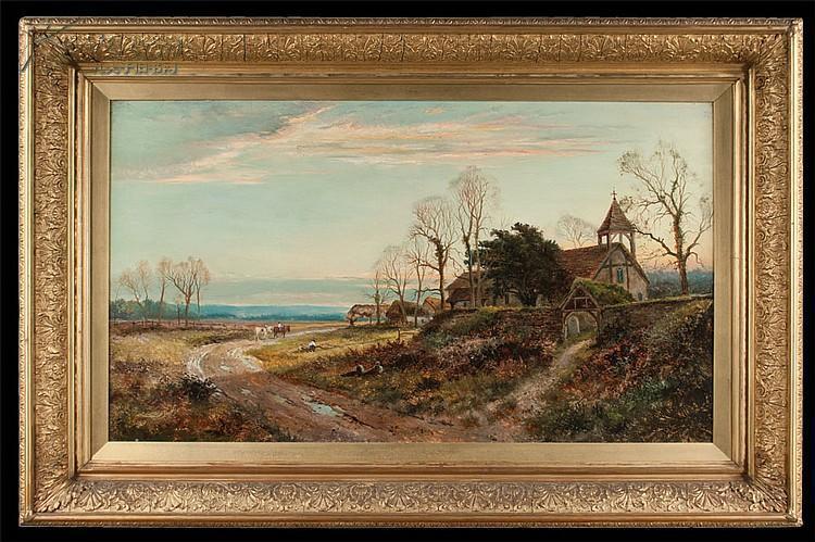 19世纪英国著名风景画家daniel sherrin油画作品 --难得一见的艺术