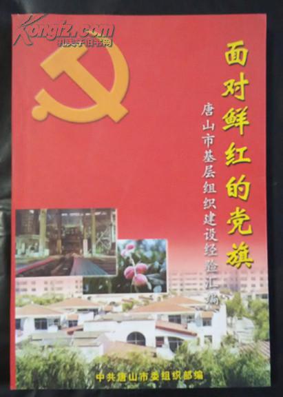 面对鲜红的党旗（唐山市基层组织建设经验汇编）冀出内准字（2001）第AT003号