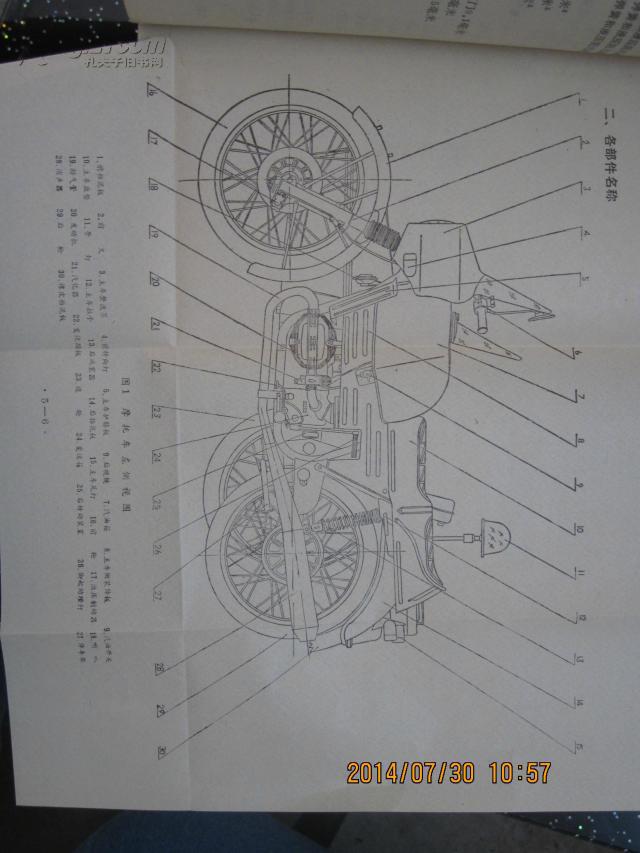 长江750j-i型交通民警巡逻摩托车说明书