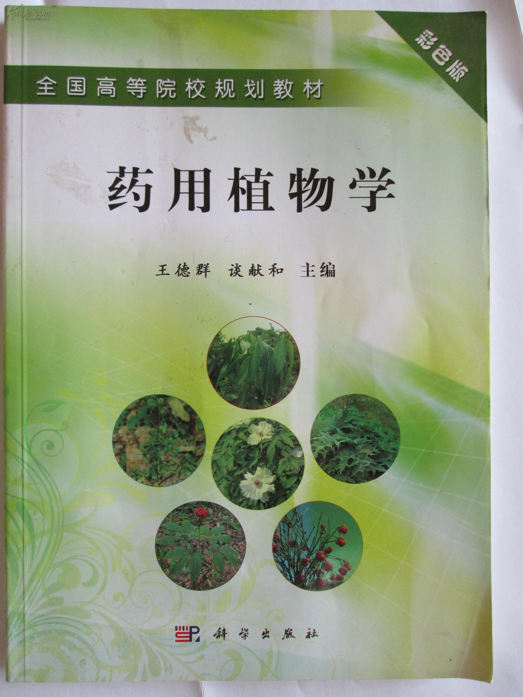 药用植物学(彩色版)_王德群,谈献和_孔夫子旧书网
