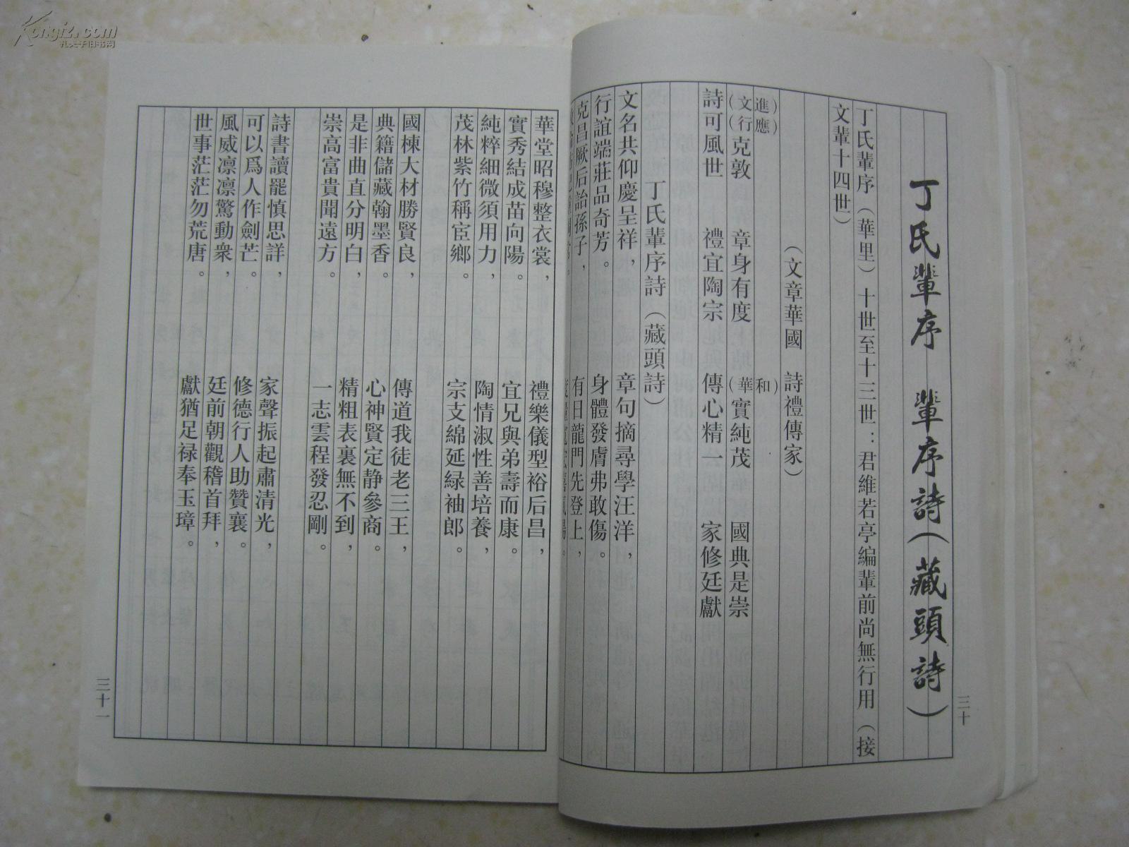 济阳仙田华里丁氏族谱(广东省汕头市达濠埠华里村.