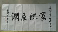 羅韜書法作品<<家肥屋潤>>