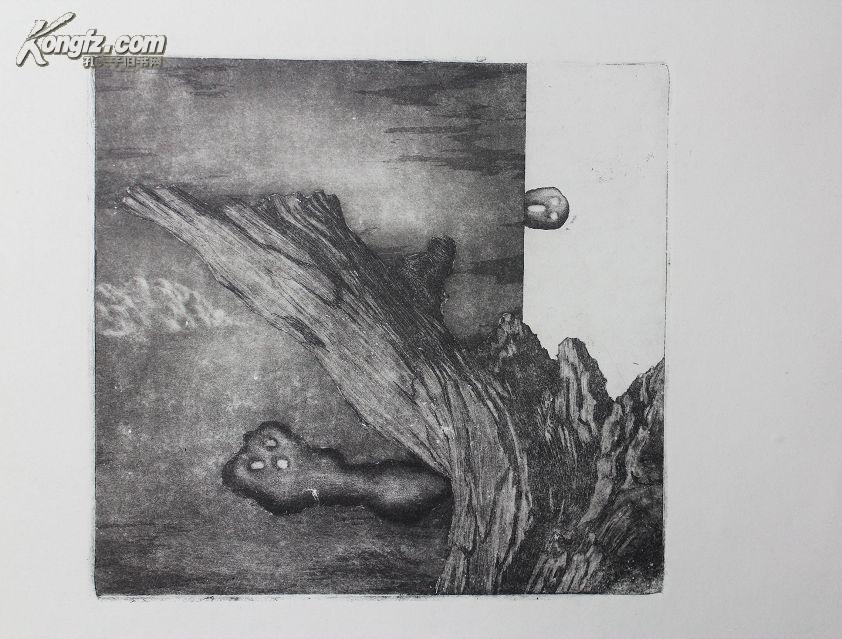 石版画 《时光》系列作品2