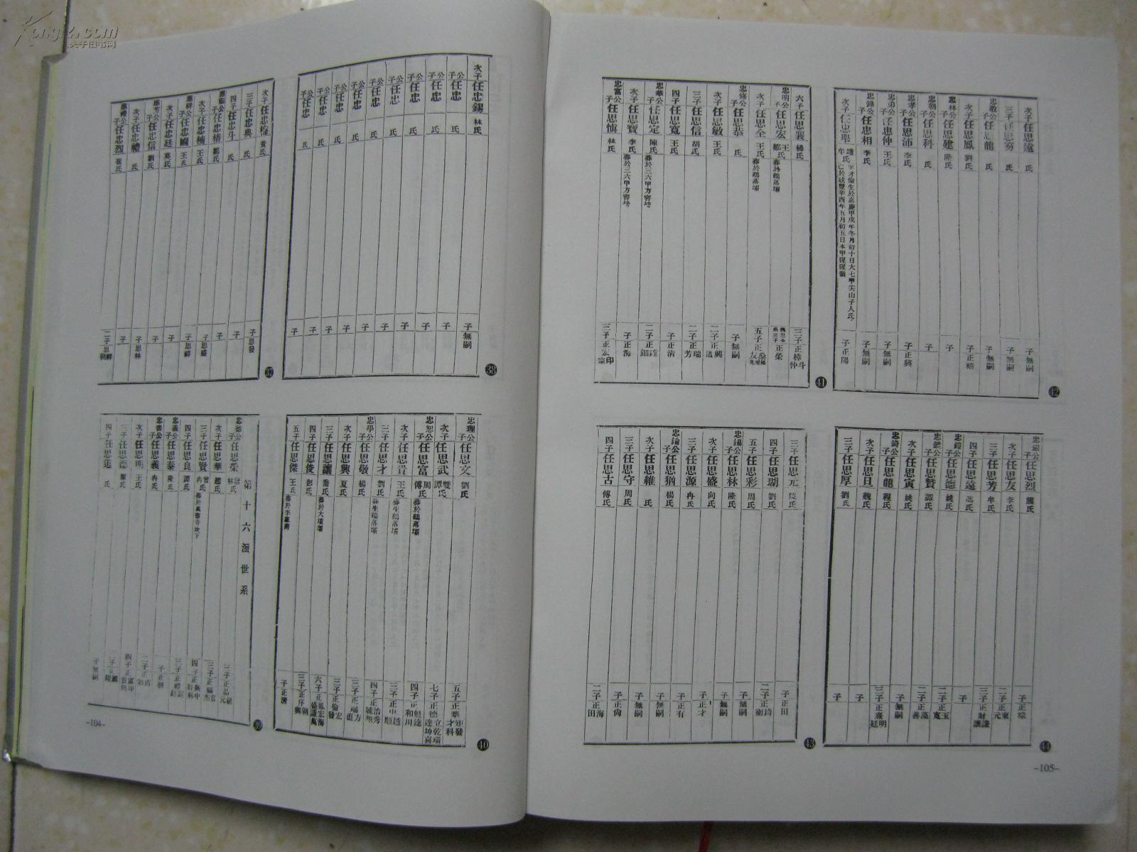 任氏族谱续谱巴渝万县支族重庆市万州区班派正大天开运远肇传家庆