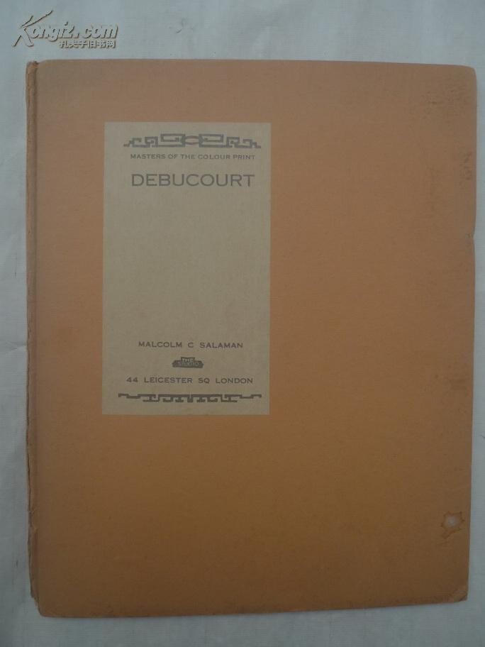 《彩印大师——Debucourt》1929年 Studio编辑出版