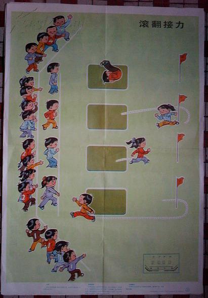 小学体育游戏教学挂图2低中年级适用12123456789101112穿过小树林换物