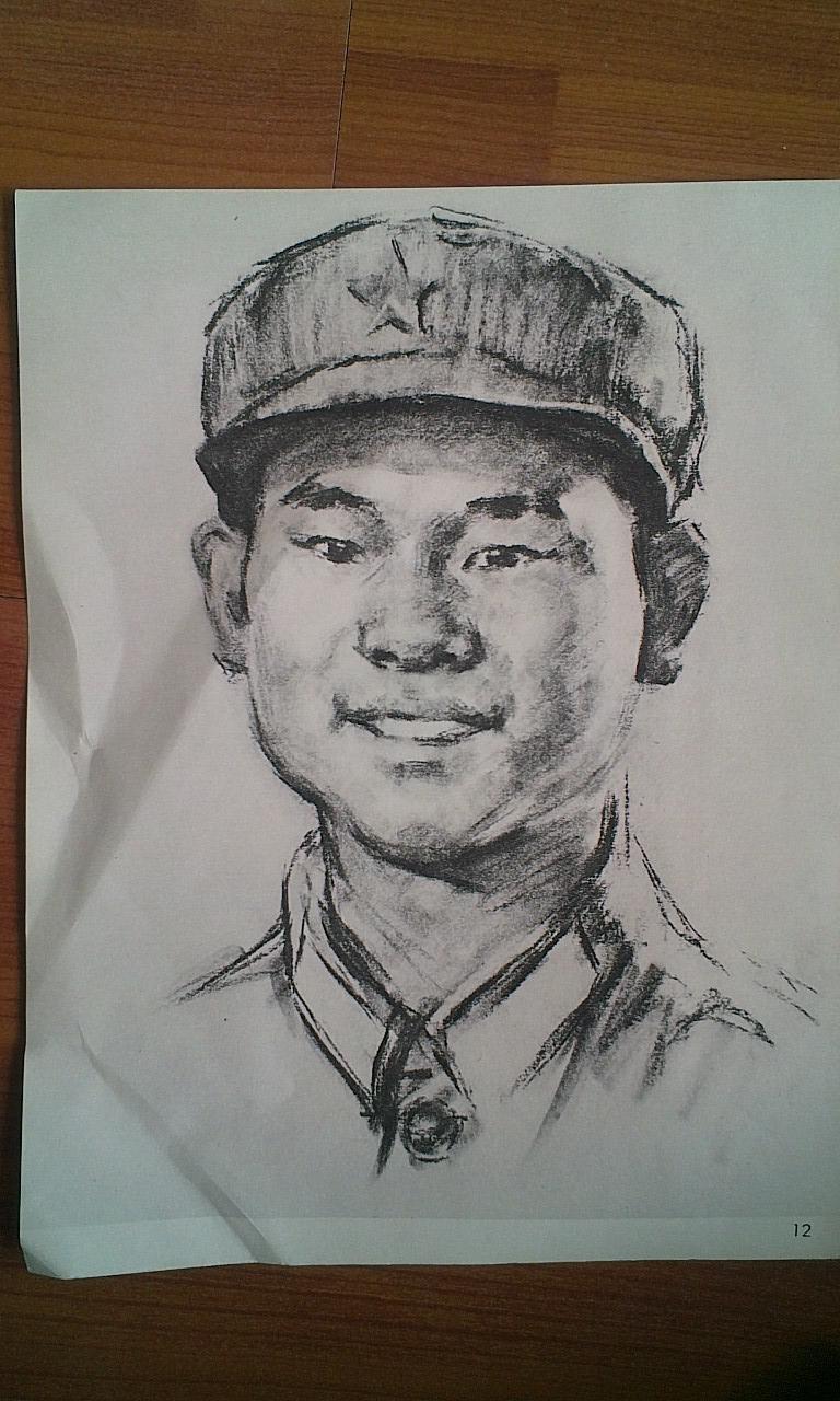 1977素描小战士曹春生画