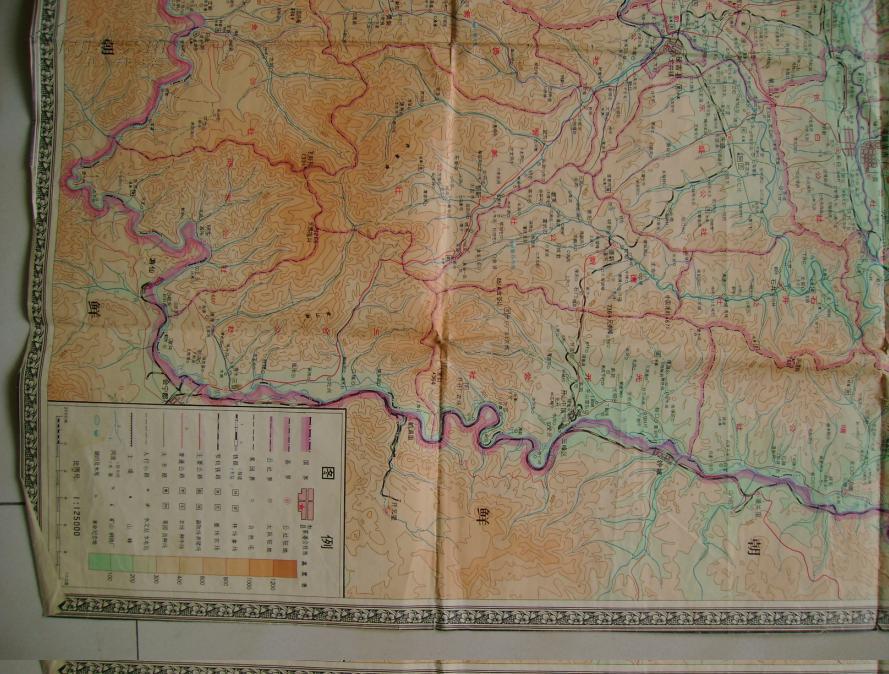 老的-大幅-延吉,图们地图