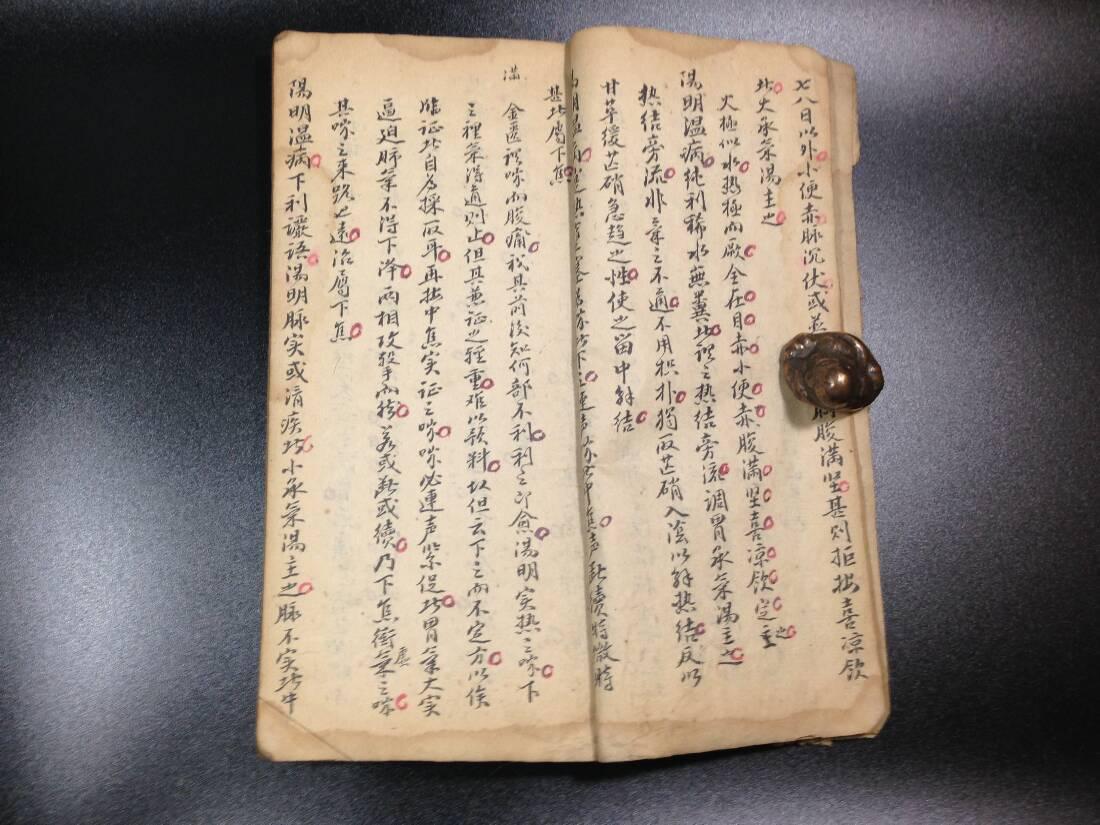 晚清民国 《中医药方集》 毛笔抄本 一册 约60叶(120面) 拍品编号