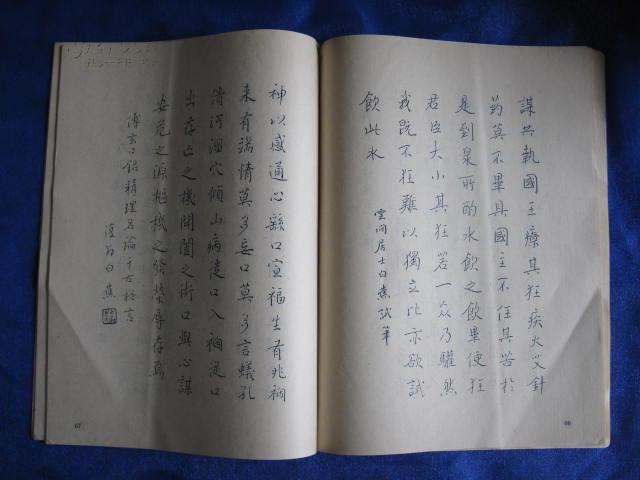 邓散木白蕉钢笔字范(89年一版一印)