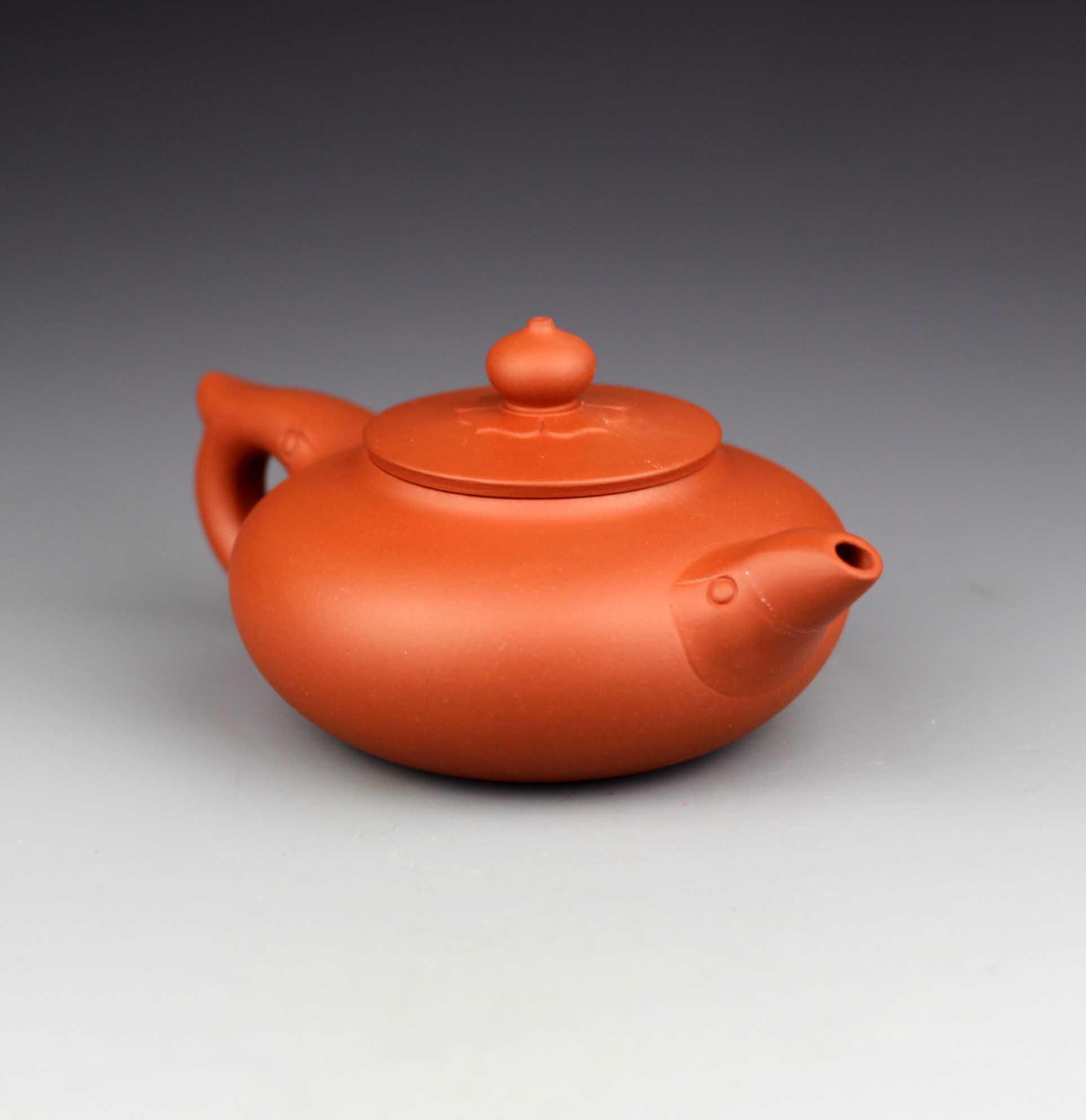 宜兴紫砂壶 原矿清水泥 周国君 菱花壶【附作者保真证书及作品照片】