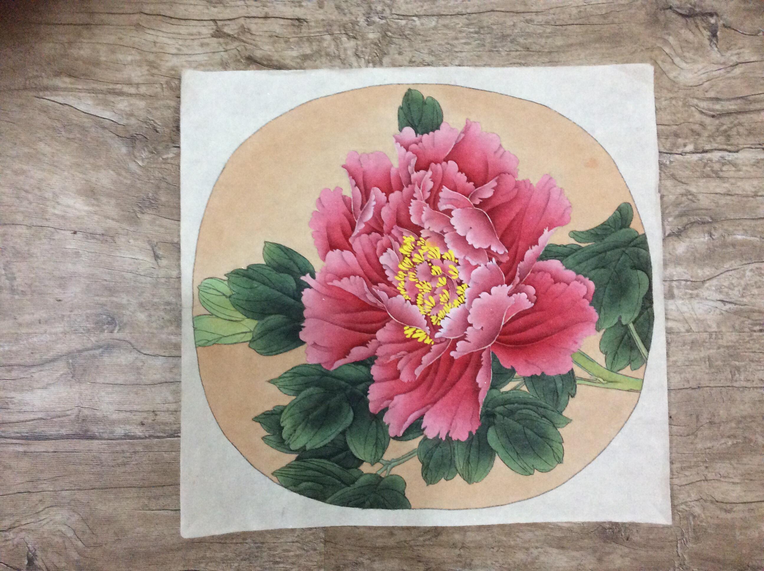 【图】李晓明工笔画花鸟画金陵十二钗牡丹-现有三幅,其中之一单价100