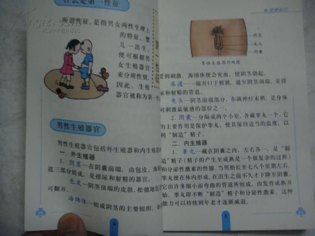 青少年性教育试用教材《花季知己》