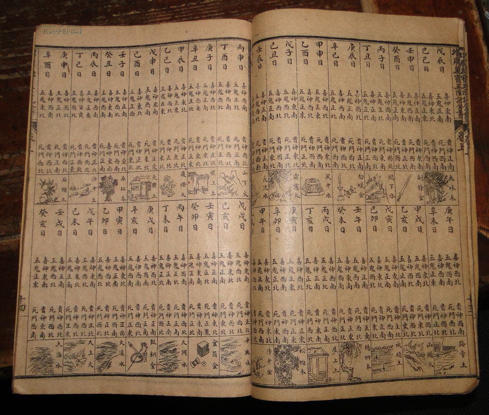 石印线装本:增广万宝玉匣记全书(上下)